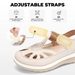 fitville women's casual sandals wide toe box cmfort walking shoes non slip sport sandal for women arch support relief foot pain FitVille Women's Casual Sandals Wide Toe Box Cmfort Walking Shoes Non-slip Sport Sandal for Women Arch Support Relief Foot Pain 6