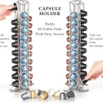 carla home coffee pods holder storage compatible with 40 nespresso pods