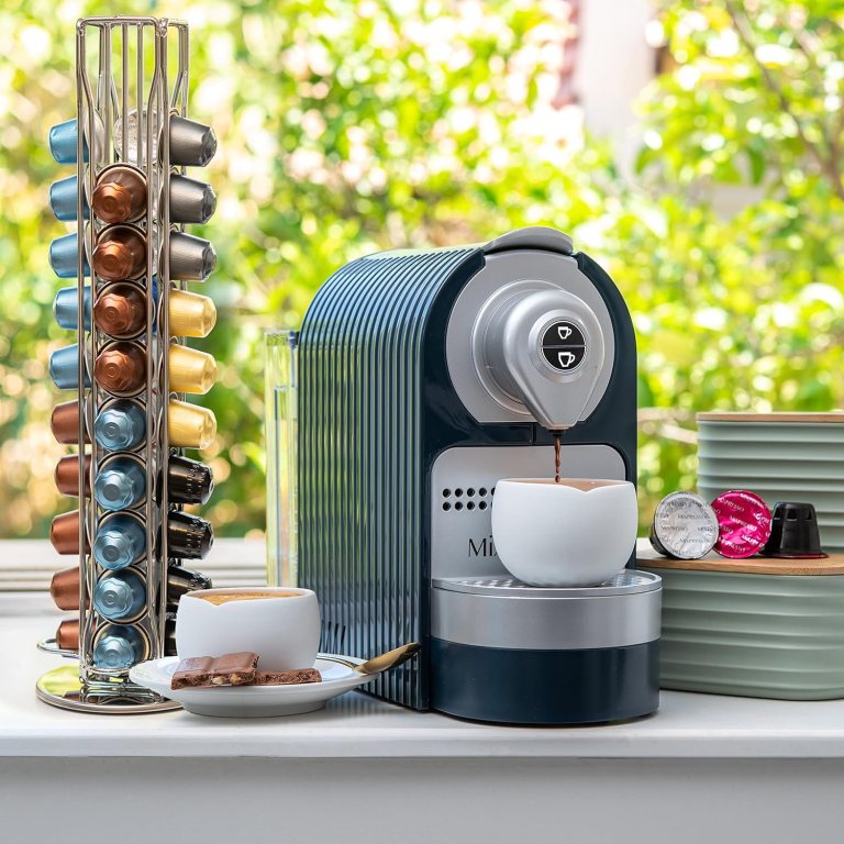 carla home coffee pods holder storage compatible with 40 nespresso pods