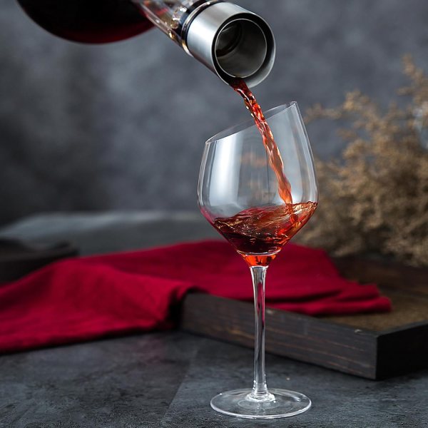 carla home iceberg wine decanter with aerator filter and lid carla home iceberg wine decanter with aerator filter and lid