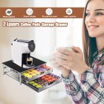 carla home k cup coffee pod drawer for 72 coffee pods storage for home kitchen counter organizer carla home k cup coffee pod drawer for 72 coffee pods storage for home kitchen counter organizer