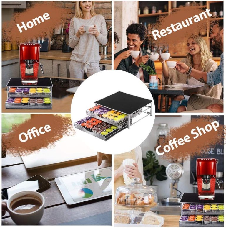 carla home k cup coffee pod drawer for 72 coffee pods storage for home kitchen counter organizer carla home k cup coffee pod drawer for 72 coffee pods storage for home kitchen counter organizer
