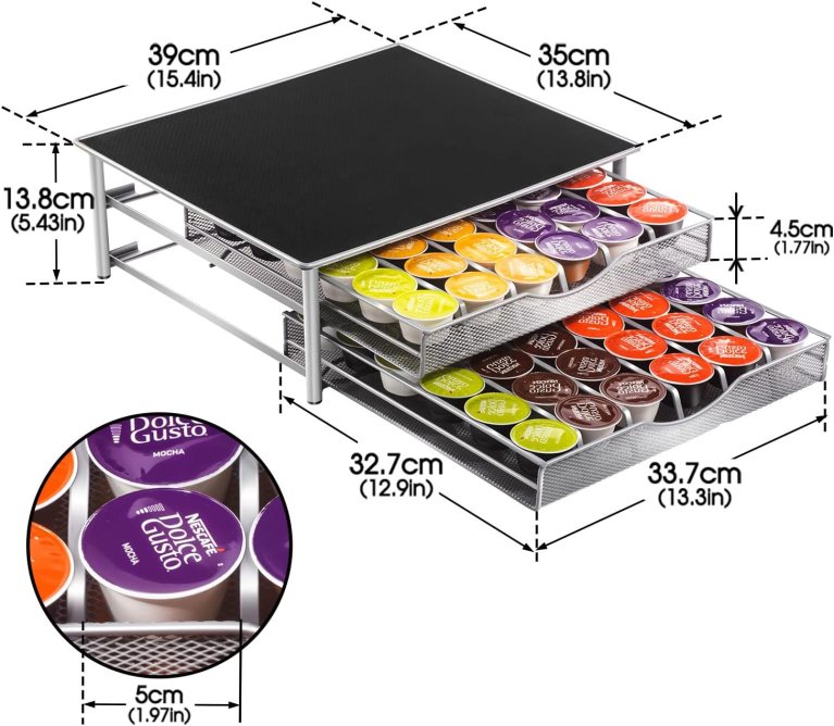 carla home k cup coffee pod drawer for 72 coffee pods storage for home kitchen counter organizer carla home k cup coffee pod drawer for 72 coffee pods storage for home kitchen counter organizer