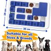 carla home interactive dog puzzle toy slow feeder treat dispenser for dogs & cats