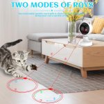 carla home interactive laser toy for cats with adjustable angle, usb rechargeable & 2 speed modes