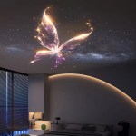 LED USB Projector Light 3/6pcs Projection Patterns- Adjustable Whale Butterfly Jellyfish Starfish Night Light Festival Gift 2