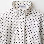 Zevity Women Fashion Stand Collar Polka Dots Print Casual Loose Coat Ladies Zipper Fly Leisure Jacket Hem Lace Up Tops CT9420 3