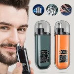 Nose Ear Hair Trimmer for Men - USB C Rechargeable Portable Fast Charge, Compact Grooming Kit 1