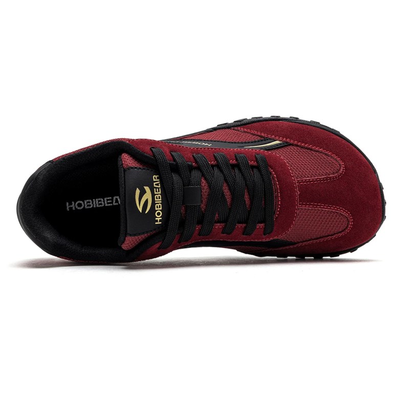 HOBIBEAR Wide Width Hiking Sneakers Unisex Outdoor Travel Trail Running Shoes Classic Retro Non Slip Walking Trainers 6
