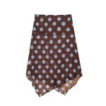 women's polka dot two piece set spring summer halter draped top&asymmetrical skirt, beach outfit for vacation&stylish photoshoot Women's Polka Dot Two Piece Set-Spring Summer Halter Draped Top&Asymmetrical Skirt, Beach Outfit for Vacation&Stylish Photoshoot 5