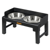 pawz elevated dog bowls pet feeder 6 height adjustable raised food water large pawz elevated dog bowls pet feeder 6 height adjustable raised food water large