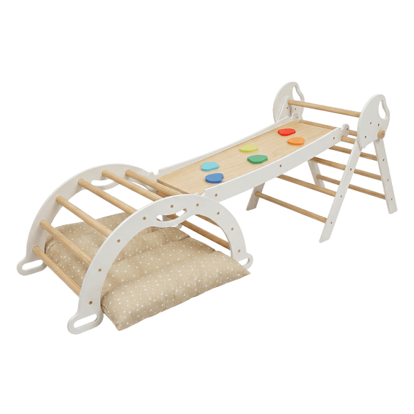 bopeep kids climbing toys sets toddler toys triangle arch climber indoor white bopeep kids climbing toys sets toddler toys triangle arch climber indoor white