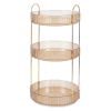 ilus 360� roating makeup organiser vanity countertop shelf cosmetic holder gold ilus 360� roating makeup organiser vanity countertop shelf cosmetic holder gold