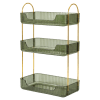 ilus makeup organiser vanity countertop shelf cosmetic holder storage green