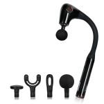 spector extended handle massage gun black