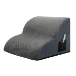 pawz 2 steps pet stairs dog ramp high density foam grey