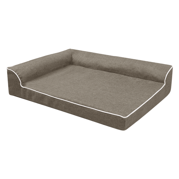 pawz orthopedic dog bed l coffee