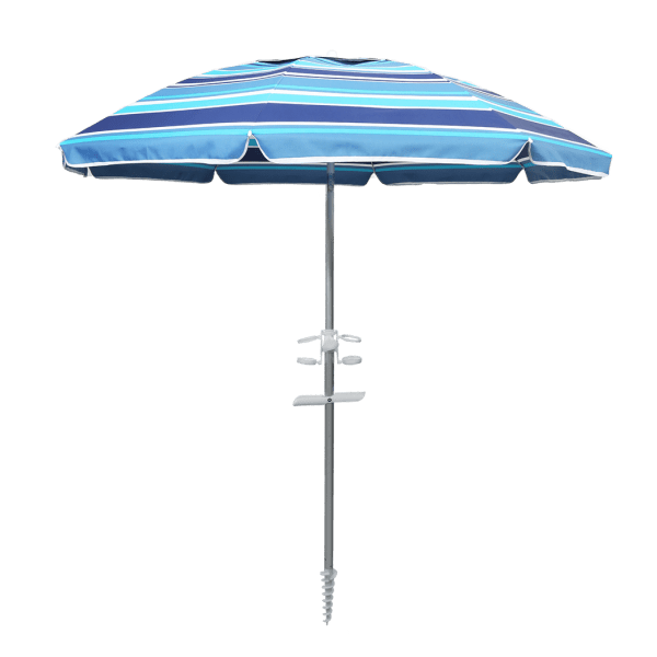 mountview 2.2m outdoor beach umbrellas sand blue