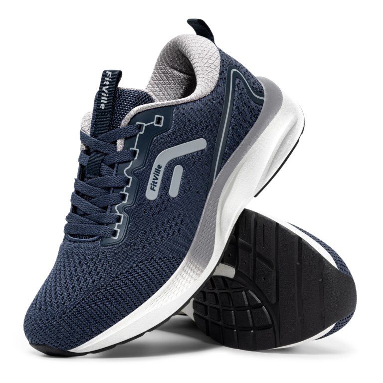 fitville men's running shoes wide toe box jogging shoes breathable cushioned walking sports sneakers for men with arch support FitVille Men's Running Shoes Wide Toe Box Jogging Shoes Breathable Cushioned Walking Sports Sneakers for Men With Arch Support
