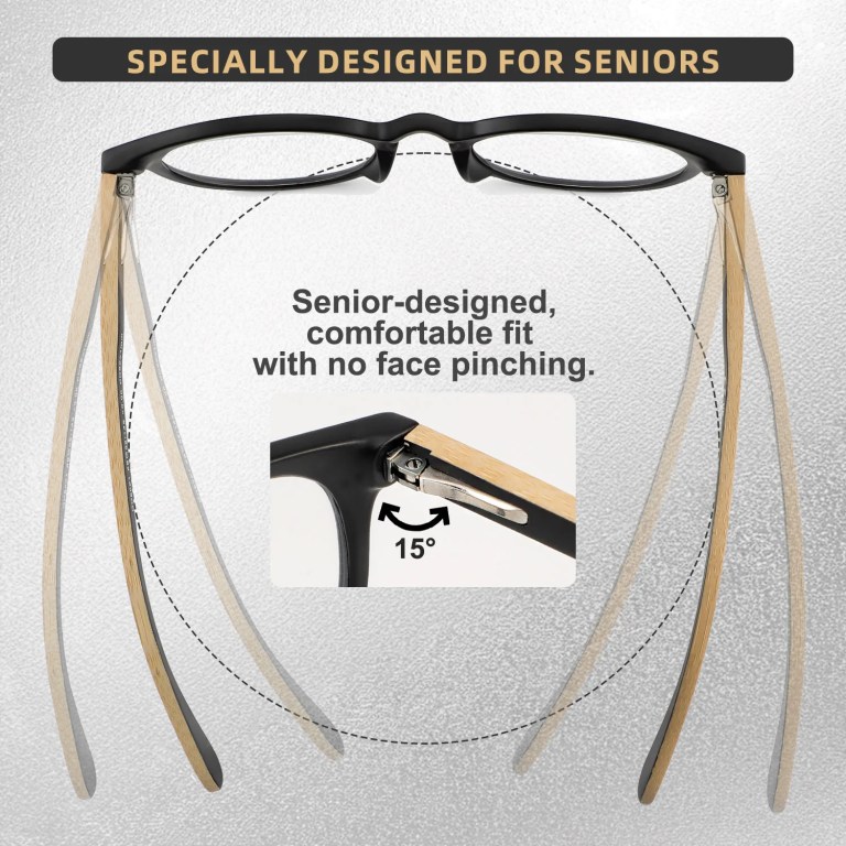 bamboo wood reading glasses for men and women retro round anti blue light presbyopia glasses 0 +100 +150 +250 Bamboo wood Reading Glasses For Men And Women Retro Round Anti blue Light Presbyopia Glasses 0 +100 +150 +250 3