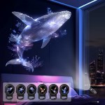 LED USB Projector Light 3/6pcs Projection Patterns- Adjustable Whale Butterfly Jellyfish Starfish Night Light Festival Gift 1