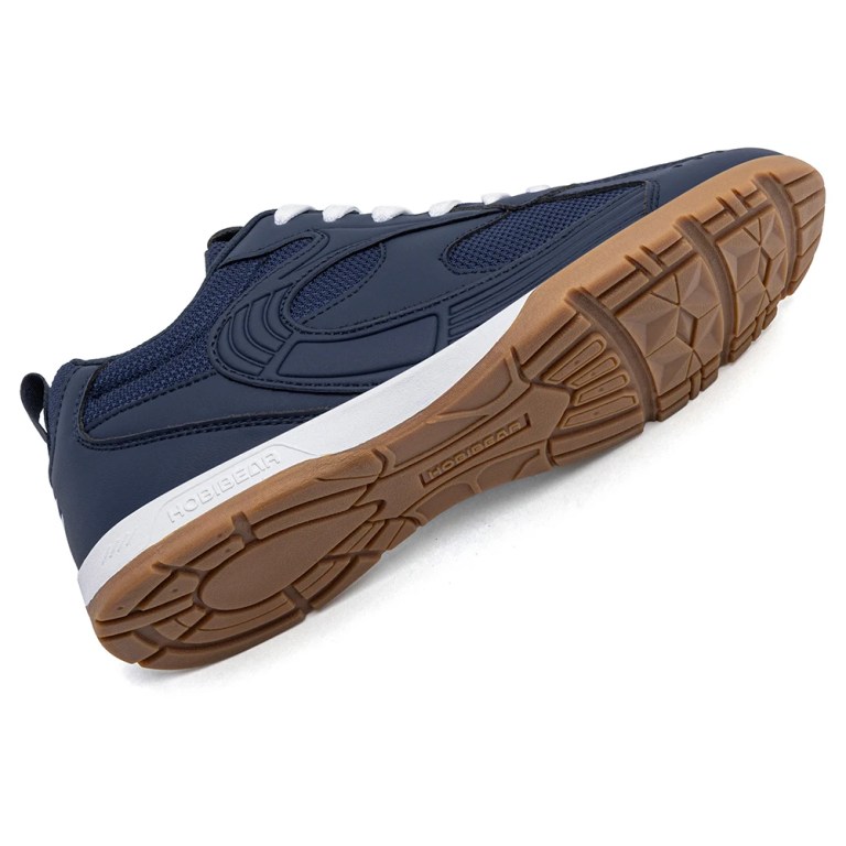 HOBIBEAR Men's Wide Toe Box Sneakers Lightweight Lace-Up Tennis Shoes Breathable Mesh Non-Slip Casual Walking Shoes for Unisex 5