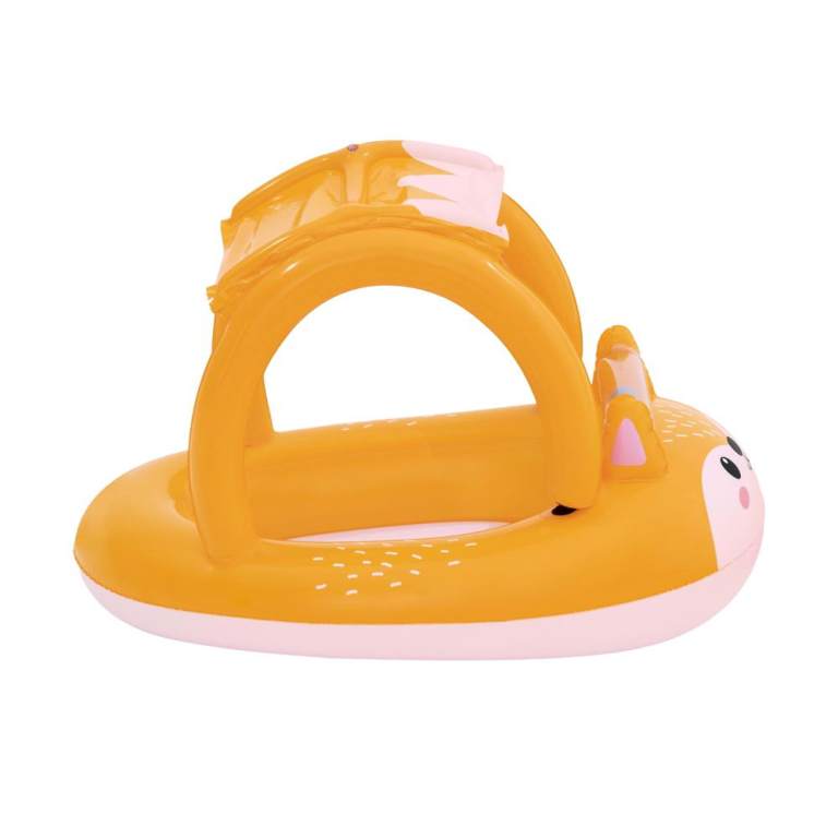 bestway kids inflatable fox swim float floating seat canopy pool toys 94x66cm bestway kids inflatable fox swim float floating seat canopy pool toys 94x66cm