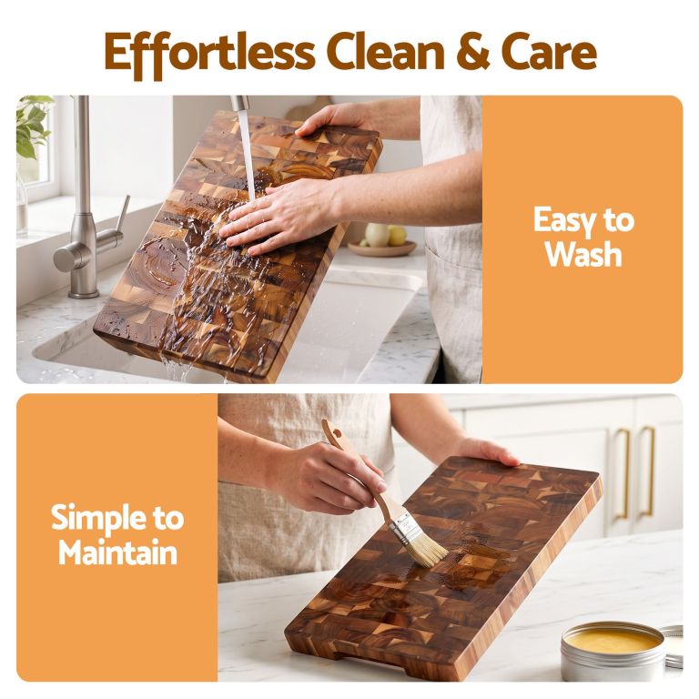 5 star chef acacia wooden cutting board end grain chopping board 5 star chef acacia wooden cutting board end grain chopping board