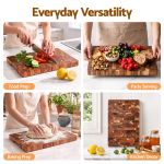 5 star chef acacia wooden cutting board end grain chopping board 5 star chef acacia wooden cutting board end grain chopping board