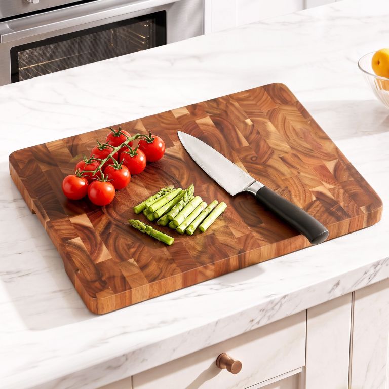 5 star chef acacia wooden cutting board end grain chopping board 5 star chef acacia wooden cutting board end grain chopping board