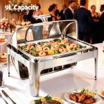 5 star chef 9l chafing dish buffet warmer food warmer catering server 5 star chef 9l chafing dish buffet warmer food warmer catering server