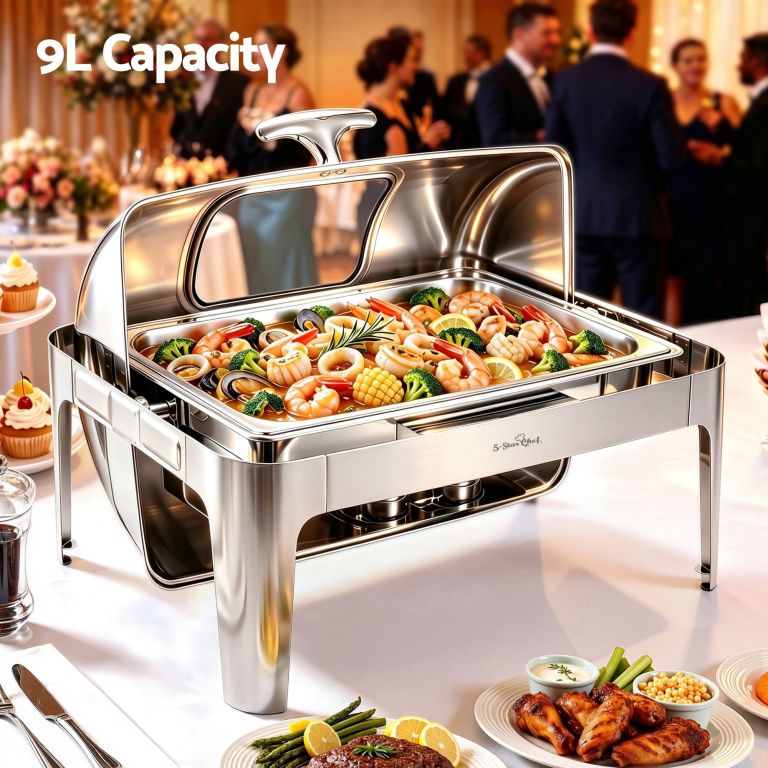 5 star chef 9l chafing dish buffet warmer food warmer catering server 5 star chef 9l chafing dish buffet warmer food warmer catering server