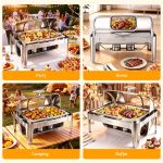 5 star chef 9l chafing dish buffet warmer food warmer catering server 5 star chef 9l chafing dish buffet warmer food warmer catering server