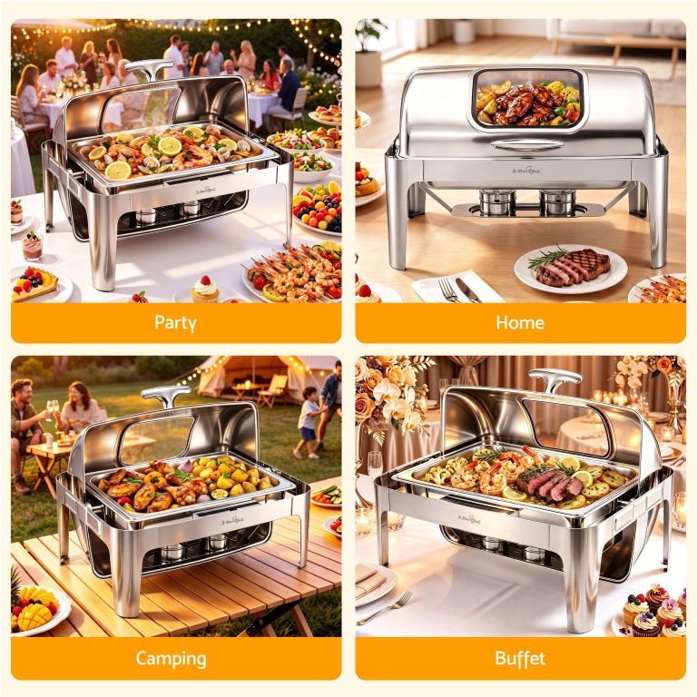 5 star chef 9l chafing dish buffet warmer food warmer catering server 5 star chef 9l chafing dish buffet warmer food warmer catering server
