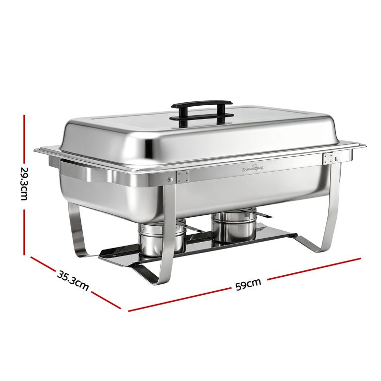 5 star chef chafing dish 9l 1 pan buffet warmer food warmer catering server