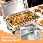 5 star chef chafing dish 9l 1 pan buffet warmer food warmer catering server