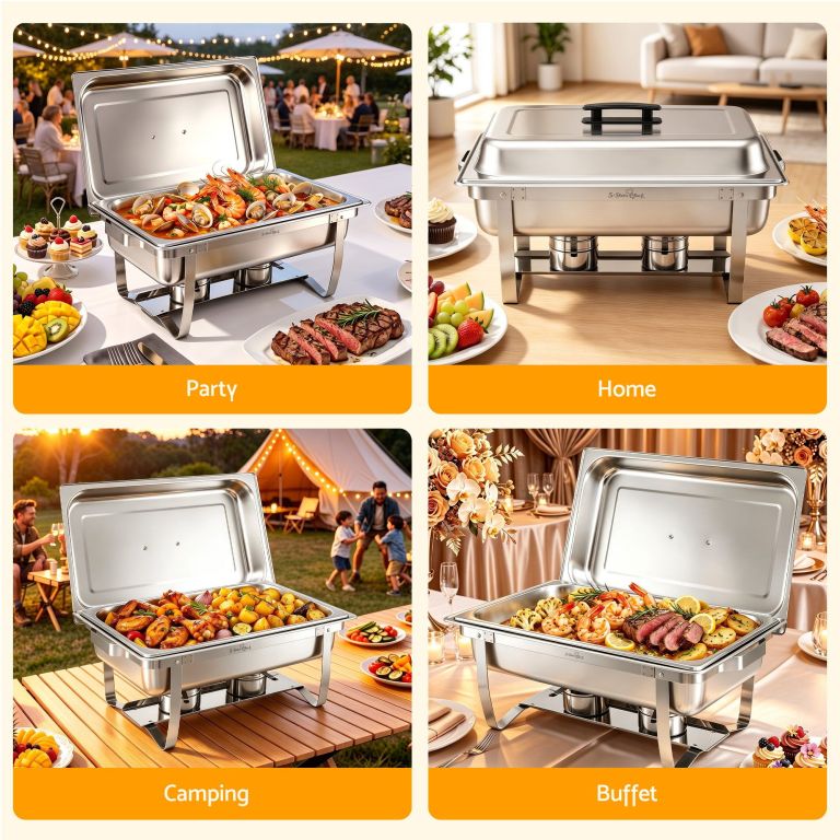 5 star chef chafing dish 9l 1 pan buffet warmer food warmer catering server