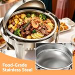 5 star chef 9l chafing dish buffet warmer food warmer catering server round 5 star chef 9l chafing dish buffet warmer food warmer catering server round