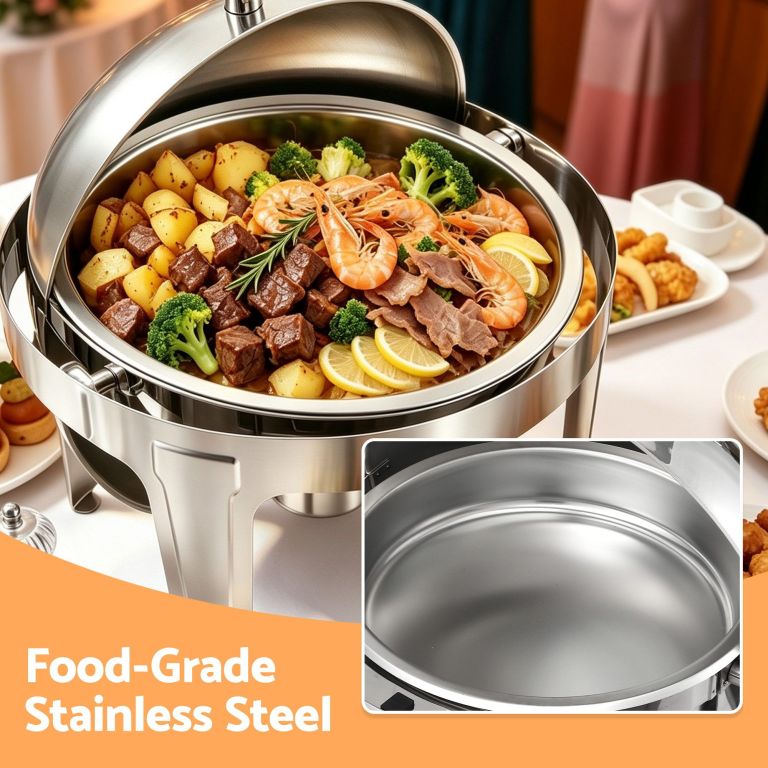 5 star chef 9l chafing dish buffet warmer food warmer catering server round 5 star chef 9l chafing dish buffet warmer food warmer catering server round