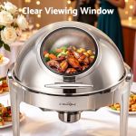 5 star chef 9l chafing dish buffet warmer food warmer catering server round 5 star chef 9l chafing dish buffet warmer food warmer catering server round