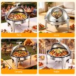 5 star chef 9l chafing dish buffet warmer food warmer catering server round 5 star chef 9l chafing dish buffet warmer food warmer catering server round