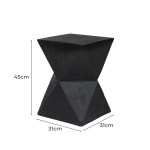 levede side table terrazzo geometric