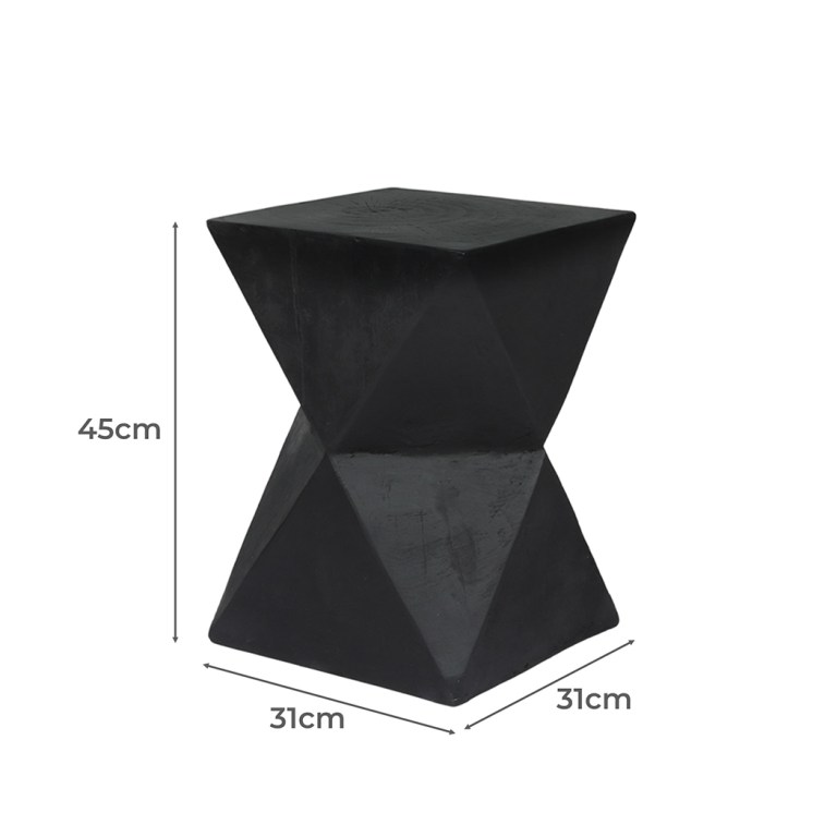 levede side table terrazzo geometric