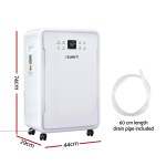 devanti 50l/day dehumidifier home air dryer mould moisture 8.5l tank