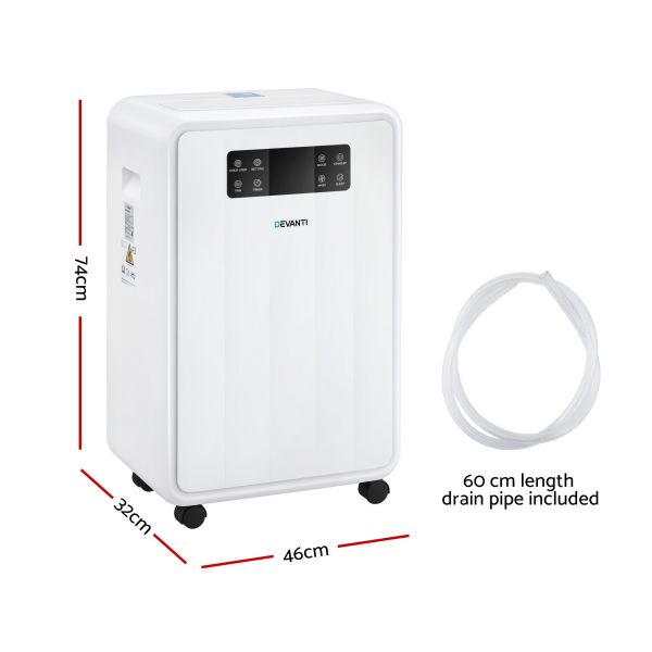 devanti 70l dehumidifier commercial moisture absorber air dryer 8.5l water tank devanti 70l dehumidifier commercial moisture absorber air dryer 8.5l water tank