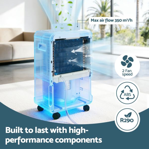 devanti 70l dehumidifier commercial moisture absorber air dryer 8.5l water tank devanti 70l dehumidifier commercial moisture absorber air dryer 8.5l water tank
