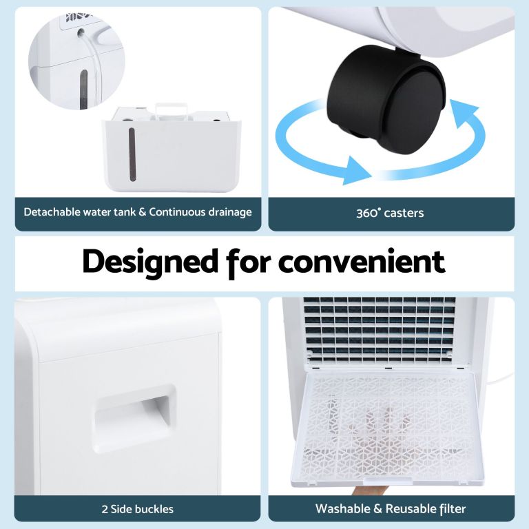 devanti 70l dehumidifier commercial moisture absorber air dryer 8.5l water tank devanti 70l dehumidifier commercial moisture absorber air dryer 8.5l water tank