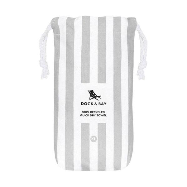 dock & bay beach towel cabana collection xl | quick dry | goa grey dock & bay beach towel cabana collection xl | quick dry | goa grey