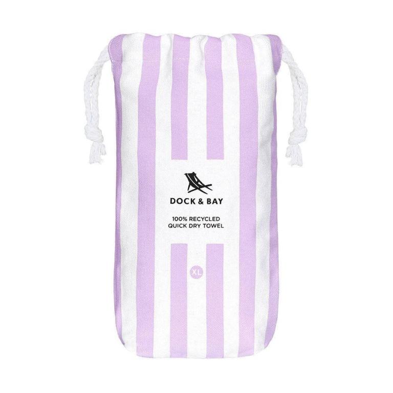 dock & bay beach towel cabana collection xl | quick dry | lombok lilac dock & bay beach towel cabana collection xl | quick dry | lombok lilac