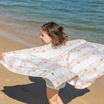 dock & bay kids beach towel | quick dry | peach party